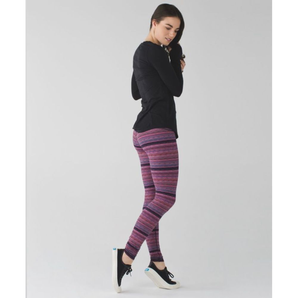 Lululemon Wunder Under Pant (Hi-Rise) purple multicolor